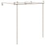 Garden Rose Arch Antique Brown 3x3x2.5 m Iron Image 8