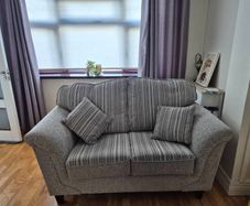 2 and 3 seater sofa with reversible cushions