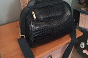 Navy hardcase travel bag