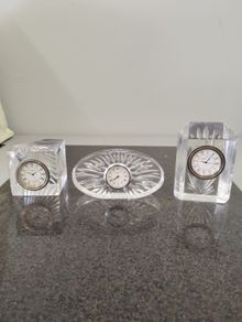 waterford crystal clocks