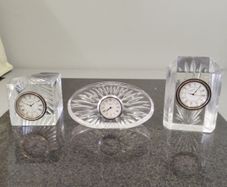 waterford crystal clocks
