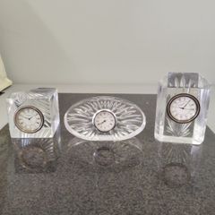 waterford crystal clocks