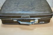 American Tourister Vintage Hard Shell Suitcase Brown - 90s - Vintage NO KEY Prop