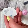 TY Beanie Boos Squeaker the mouse with cheese plush approx. 15cm Used Please see photos Image 10