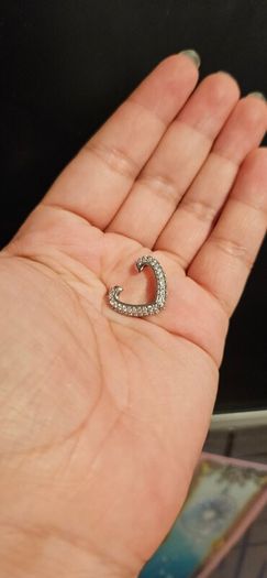 Sumiyaki Heart Shaped Diamante Ear Cuff