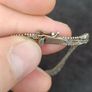 925  Sterling Silver V Necklace Elegance Image 4