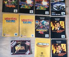 Nintendo 64 n64 manuals