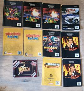 Nintendo 64 n64 manuals