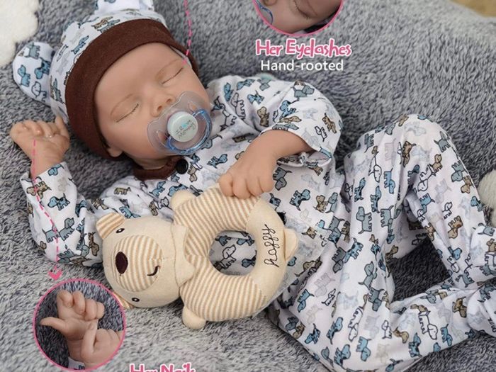 Reborn Dolls, 17 inch Handmade Realistic Reborn Babies Soft Vinyl Body with Feeding Kit, Reborn Baby Doll (DIFFERENT OPTIONS AVAILABLE, SEE PHOTOS)