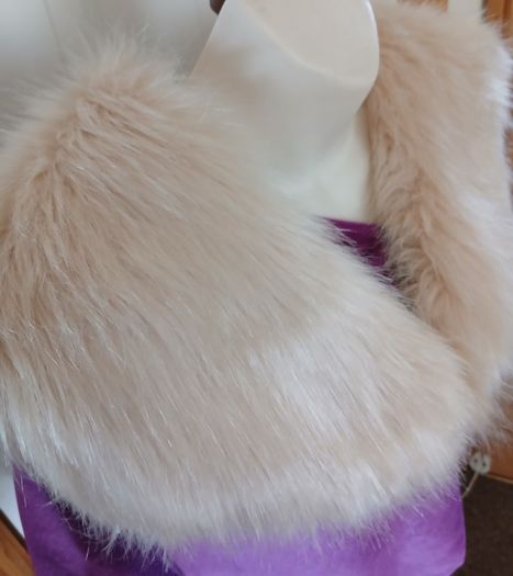 Faux fur wrap