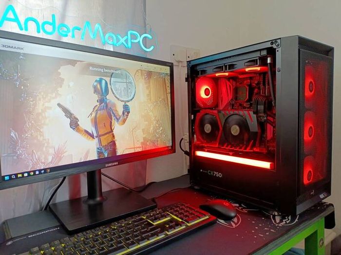 FULL GAMING SETUP: Overclocked i7-7700K 4.8GHz | GTX 1070 8GB | 24" Monitor & Peripherals Included!