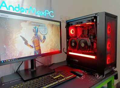 FULL GAMING SETUP: Overclocked i7-7700K 4.8GHz | GTX 1070 8GB | 24" Monitor & Peripherals Included!