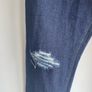 Boohoo Plus Ripped blue mom jeans plus size - New Image 3