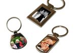 personalised metal keyrings CUSTOM PHOTO KEYRING