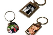 personalised metal keyrings CUSTOM PHOTO KEYRING