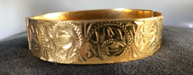 gold plated bangle