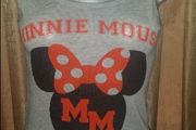 Minnie Mouse Disney grey top size L UK12 EUR40 Postage included