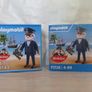 Playmobil Captain Birdseye Figure Type One Version 9143 And Type Two Version 71728 Fish Fingers Promo Brand New Sealed Very Rare To Have Two Types As They Were Only One Per Household Image 2