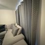 Next Geo print curtains & cushion x3 Image 2