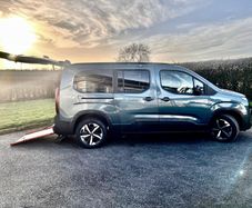 2025 Peugeot Rifter automatic wheelchair accessible mobility ramp taxi spec 7 seater option