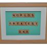 Scrabble Tile Picture Frame - Occassions Image 8