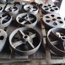 mix cast iron wheels lot Image 6