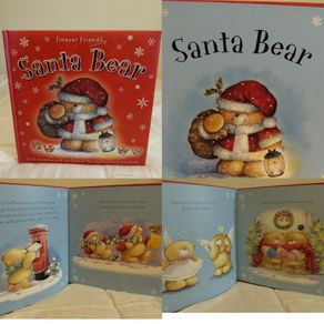 Forever Friends Santa Bear Hardback Book