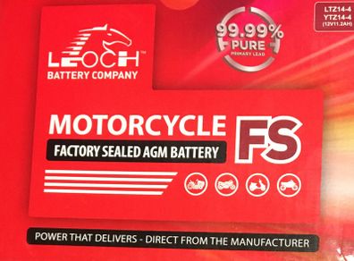 YTZ14S Motorcycle Battery