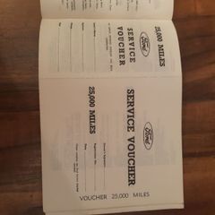 Old Ford Service Record Book