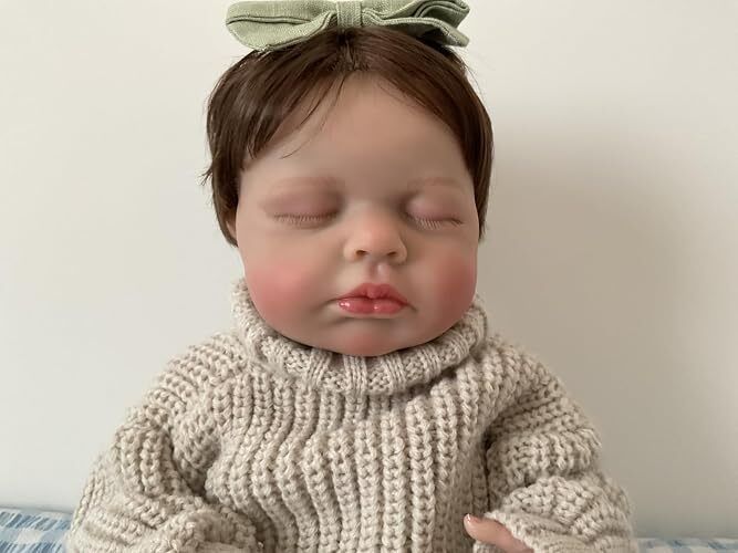 Reborn Baby Dolls Girls, 48CM Realistic Baby Doll, Full Silicone Babys, Real Iife Reborn Dolls, Lifelike Babys Doll For Girls With Accessories