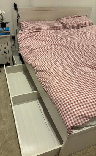 King Size Bed with Under Storage