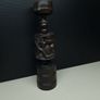 Heavy African Carved Wooden Candle Holder / Decorative Stand 25.5cm Image 4