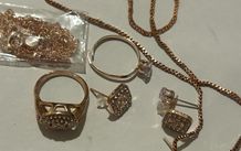 rose gold costume jewellery