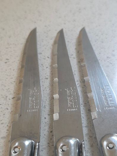 Laguiole Jean Dubost France Set of 6 Steak Knives