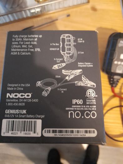 Noco genuis battery charger As new