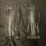 Guinness beer glasses pint half pint Image 2