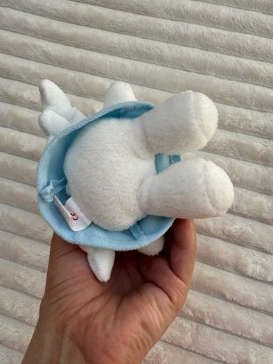 Hello Kitty Beanie TY Sanrio Blue Dress Pink Flower Angel Plush 2009 Used Dirty Please look at the pictures