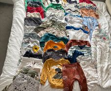 9-12M Baby Clothes - 2 Black Sacks Full