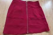 Dark Red Skirt    Size 10
