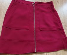 Dark Red Skirt    Size 10