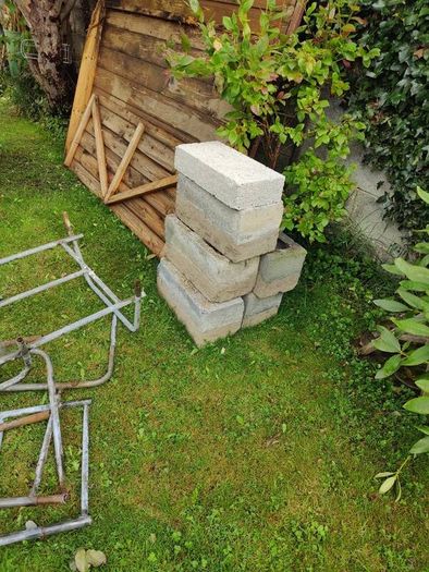 Free bricks, wood and scrap metal