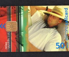 1999 Ireland 50 Unit Relax with us definitive Callcard (ODS3) Call Card Used