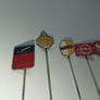 Vintage Car / Motoring Stick Pins In Good Used Order Simca Opel Lamorghini Vw Image 2