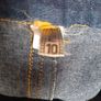 vintage denim skirt 100% cotton Image 6