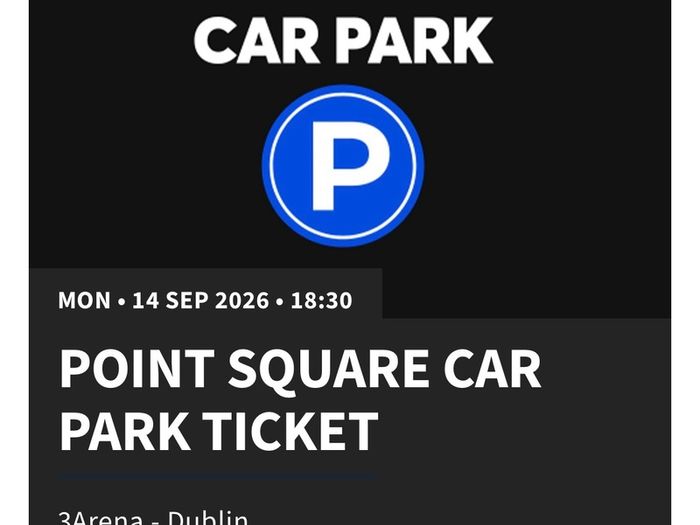 Car park ticket