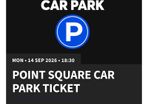 Car park ticket