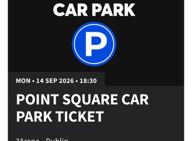 Car park ticket