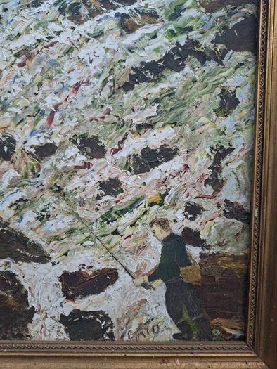 Charming Vintage Oil Painting signed & framed