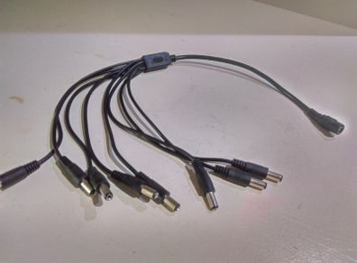 CCTV Camera Power Supply Splitter 1 by 8 way