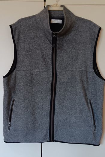 Grey Fleece Zip Body Warmer/Gilet